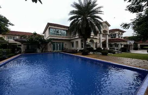 รูปภาพ ให้ เช่าบ้านหรู พร้อมสระว่ายน้ำในบ้าน Q House Avenue ราชพฤกษ์ - พระราม 5