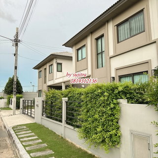 รูปภาพ ให้เช่า บ้านแฝดสไตร์บ้านเดี่ยว 2 ชั้น 60 ตรว อยู่ แกรนด์ พลีโน่ รามอินทรา-วงแหวน