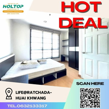 #Z281 ให้เช่าคอนโด Life@Ratchada-Huai Khwang