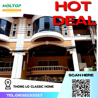 Townhouses for rent J Avenue Thonglor : #R3983 House for rent Thong Lo Classic Home
