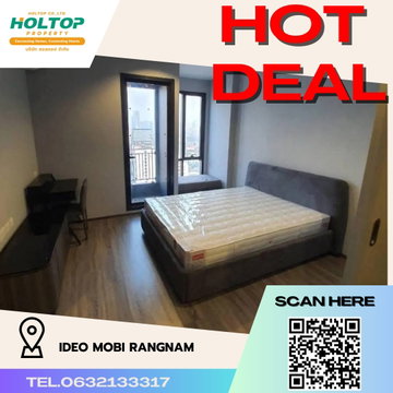 #R4009 ให้เช่าคอนโด Ideo Mobi RangNam