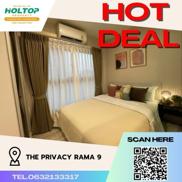 #Z291 ให้เช่าคอนโด The Privacy Rama 9 
