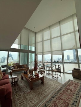 Rented! LTH12448 – The River Condo FOR RENT Size 330.72 sqm. 4 beds 4 baths Near BTS Saphan Taksin Station ONLY 190K/Month
