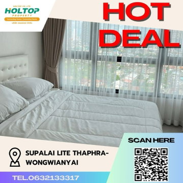 #Z329 ให้เช่าคอนโด Supalai Lite ThaPhra-WongwianYai