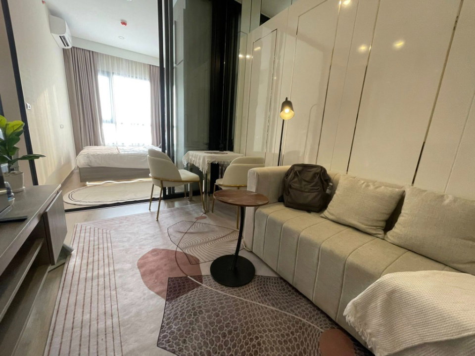 รูป For rent Knightsbridge Prime Onnut เฟอร์นิเจอร์-เครื่องใช้ไฟฟ้าครบ ห่างจาก BTS อ่อนนุช 600 ม. - RW006376 - รูปที่ 11/12