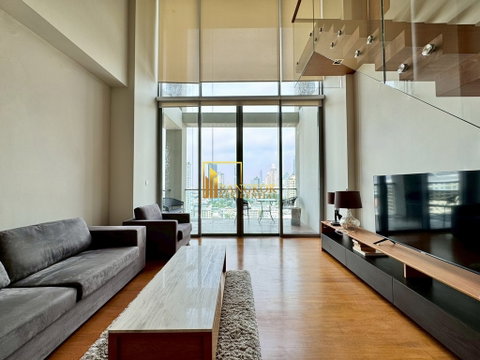 The Sukhothai Residences - Luxury 2 Bedroom Duplex Condo For Rent - BR3054CD