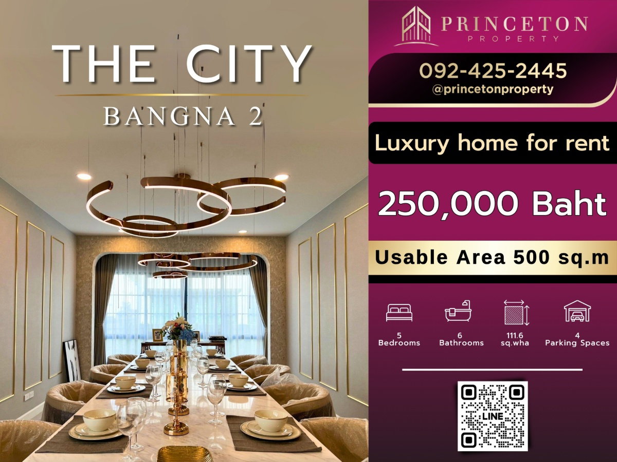รูป บ้านเดี่ยวหรู โครงการใหม่ The City บางนา 2 ใกล้ เมกา บางนา เพียงไม่กี่นาที - รูปที่ 1/31