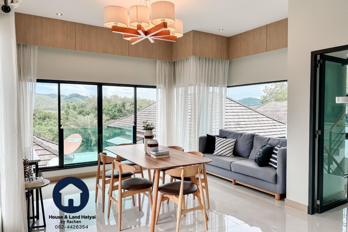 รูป ให้เช่า! Pool villa สุดหรู หลังมอ.หาดใหญ่  4ห้องนอน 6ห้องน้ำ ตกแต่งสวย วิวภูเขา พร้อมอยู่ เช่า 90,000 บาท/เดือน - รูปที่ 6/26