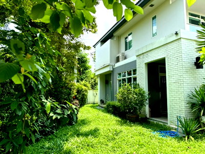 บ้านเดี่ยว ม.ราชพฤกษ์ : ✨✨✨บ้านหลังมุม 4 นอน 5น้ำ ฟังก์ชันครบ รองรับผู้สูงอายุ – สวนส่วนตัว 📍 มัณฑนา ราชพฤกษ์ – สะพานมหาเจษฎาฯ 