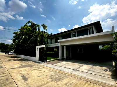 บ้านเดี่ยว ม.ราชพฤกษ์ : 🌿 บ้านหลังมุม 4 นอน 5น้ำ ฟังก์ชันครบ รองรับผู้สูงอายุ – สวนส่วนตัว 📍 มัณฑนา ราชพฤกษ์ – สะพานมหาเจษฎาฯ 