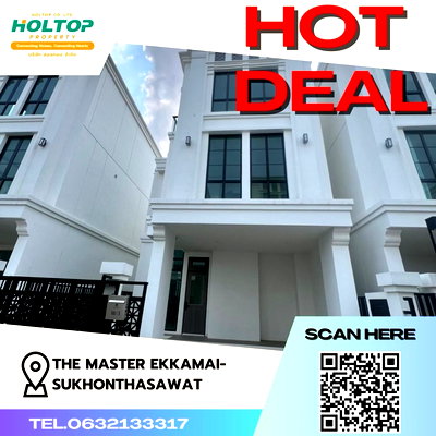 เช่าบ้านเดี่ยว บุญถาวร เกษตรนวมินทร์ : #Z364 ให้เช่าบ้าน The Master Ekkamai-Sukhonthasawat
