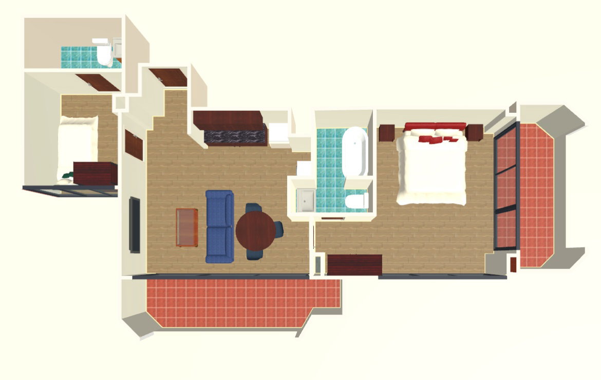 picture #R4196 Condo for rent PSJ Penthouse - 10/10