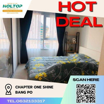 #Z438 ให้เช่าคอนโด Chapter One Shine Bang Po