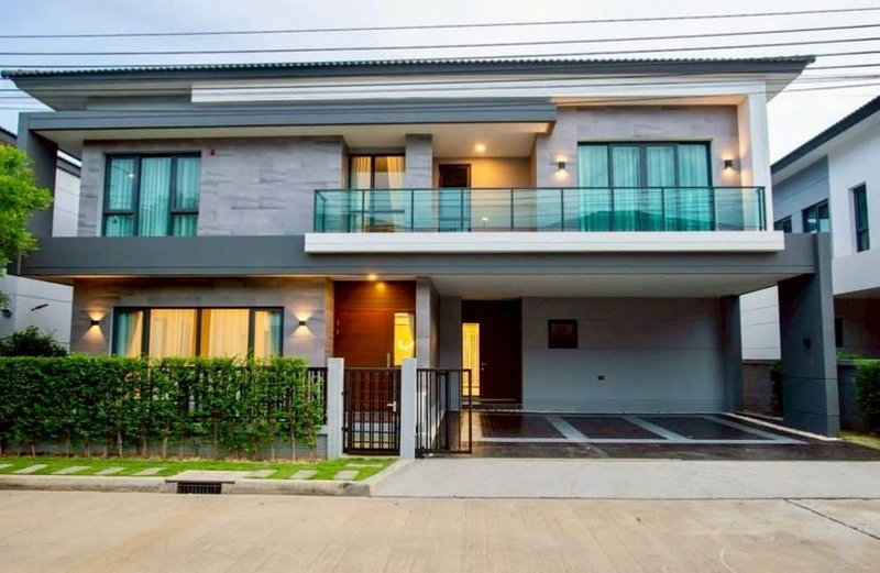 Houses for rent : LTH12535 – New House FOR RENT at The City Bangna Size 76 SQ.W 351 SQ.M 5 Beds 6 Baths Near Mega Bangna ONLY 189K/Month