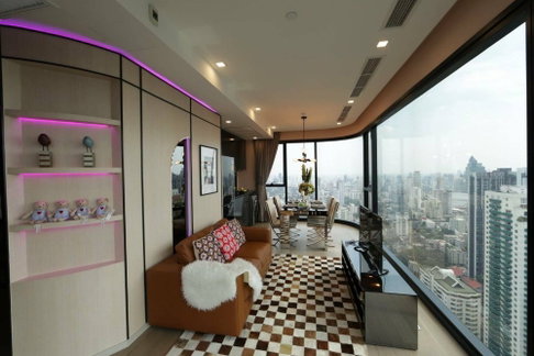 LTH12511- Ashton Asoke Condo FOR RENT Size 100 sqm. 3 beds 3 baths Near BTS Asok Station ONLY 110K/Month