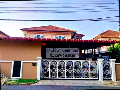 บ้านเดี่ยวให้เช่า : ให้เช่าบ้านเดี่ยวหลังใหญ่  เค.ซี. พาร์ควิลล์ 3 หทัยราษฎร์ -มีนบุรี 📲097-2161939