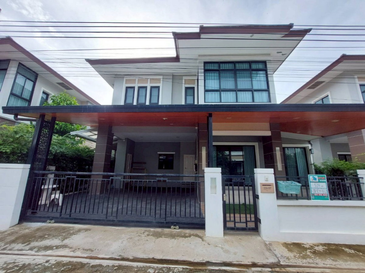 รูป ขายบ้านเดี่ยว 2 ชั้น พร้อมอยู่สภาพสวยมาก หมู่บ้านลัดดาวิลล์ โครงการ 4 ไทรน้อย 53.4 ตรว. - รูปที่ 1/12