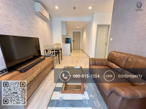 Bestdeal ให้เช่าด่วน!!!ราคา 27,000/เดือนเท่านั้น  2 ห้องนอน 55 sqm. เฟอร์นิเจอร์และเครื่องใช้ไฟฟ้าครบพร้อมเข้าอยู่ ใกล้MRT และ เซ็นทรัลพระราม 9 