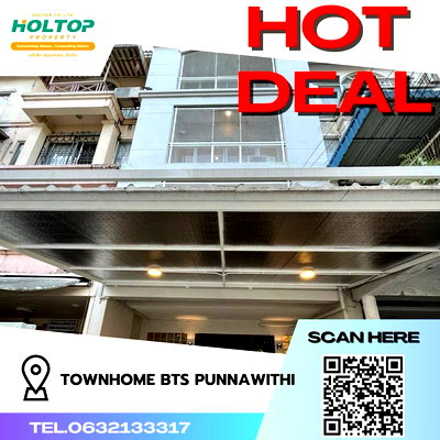 Townhouses for rent Bangkok : #Z513 Townhome for rent BTS Punnawithi