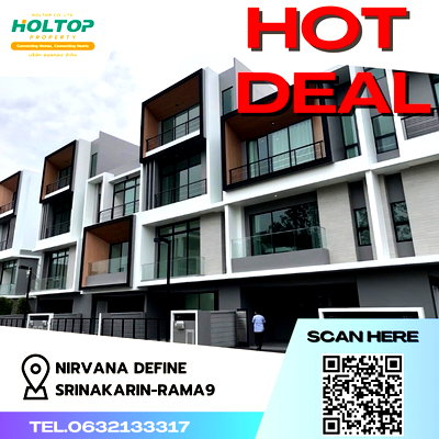 ทาวน์โฮมให้เช่า : #Z523 ให้เช่าบ้าน Nirvana Define Srinakarin-Rama9