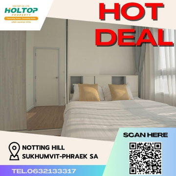 #Z524 ให้เช่าคอนโด Notting Hill Sukhumvit-Phraek Sa