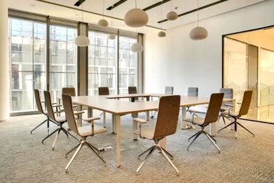 Office for rent : Serviced office for rent in mixed-use building at Icon Park Hotel, Chiang Mai. A spacious and well-lit modern workspace designed to support working.
