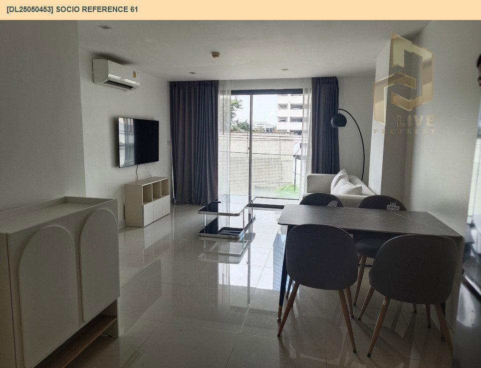 รูป DL25050453 ให้เช่าคอนโด โซซิโอ เรฟเฟอเรนซ์ 61 (SOCIO Reference 61) ใกล้ BTS เอกมัย พร้อมเข้าอยู่ โทรด่วน 0653619502 LineID @952jdxxk - รูปที่ 3/11