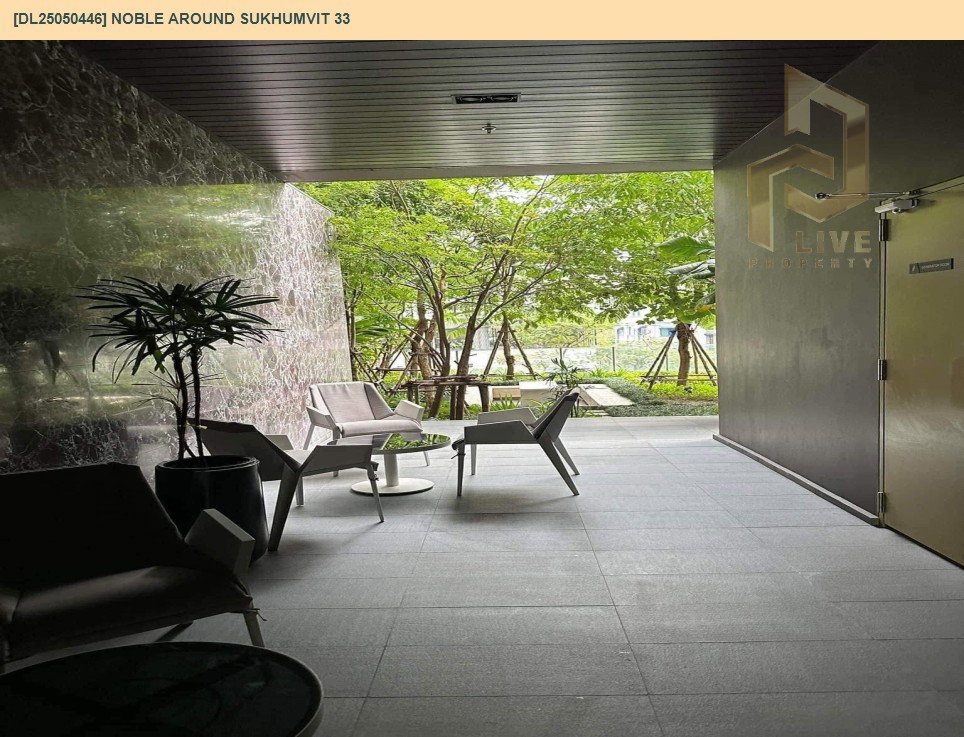 รูป DL25050446 ให้เช่าคอนโด โนเบิล อราวน์ สุขุมวิท 33 (Noble Around Sukhumvit 33) ใกล้ BTS พร้อมพงษ์ พร้อมเข้าอยู่ โทรด่วน 0614453194 LineID @952jdxxk - รูปที่ 13/14