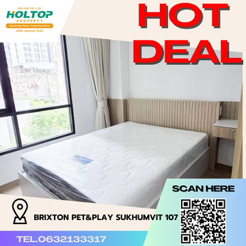 #R4304 Condo for rent BRIXTON Pet&Play Sukhumvit 107