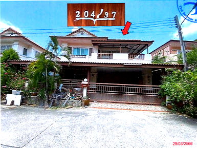 บ้านเดี่ยว ปทุมธานี : บ้านเดี่ยว 56 ตร.วา ม.นันท์นรินทร์ อำเภอเมืองปทุมธานี จังหวัดปทุมธานี 3.2M