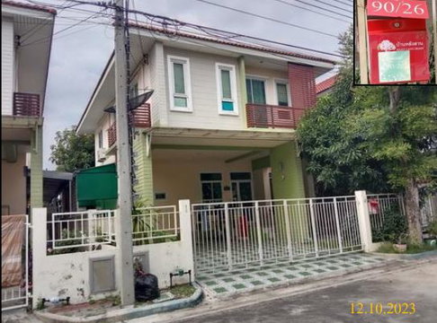บ้านแฝด 41.3 ตร.วา บ้านหลังสวน (พุทธมณฑล - เพชรเกษม) อำเภอสามพราน จังหวัดนครปฐม 3.1M