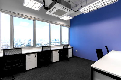 Office for rent :  Office for rent on SV City building, Rama 3, with surrounding river view, promotes relaxed working, supports all needs of office workers.