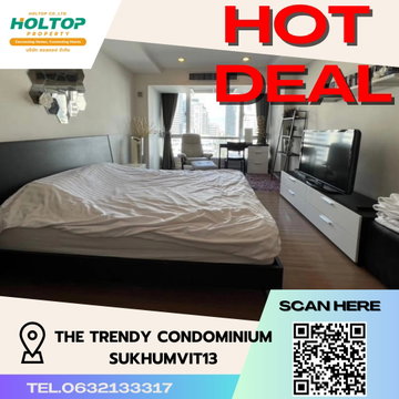 #S3805 For Rent Trendy Condominium Sukhumvit 13
