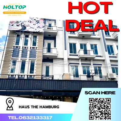 เช่าอาคารพาณิชย์ กรุงเทพมหานคร : #R4338 ให้เช่าอาคารพาณิชย์ Haus The Hamburg