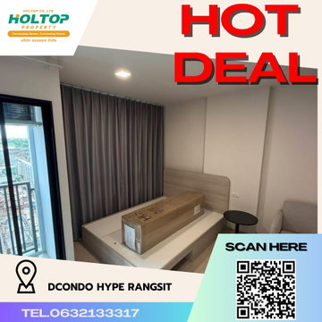 #R4336 ให้เช่าคอนโด dcondo Hype Rangsit