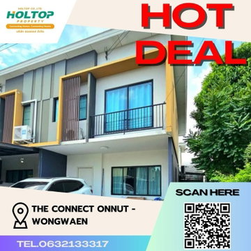 #Z566 House for rent The Connect Onnut - Wongwaen