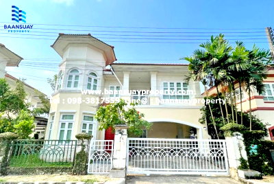 เช่าบ้านเดี่ยว ม.รังสิต : ให้เช่า บ้านเดี่ยว 2 ชั้น ถนนรังสิต-คลอง 3 พร้อมเข้าอยู่