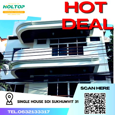 เช่าบ้านเดี่ยว ถนนเพชรบุรี กรุงเทพฯ : #R4353 ให้เช่าบ้าน Single house Soi Sukhumvit 31