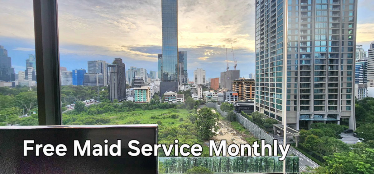 🔥🔥🔥Free Maid Service -Muniq Langsuan For Rent with Fantastic Green View 🔥🔥🔥