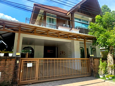 Houses for sale Suwannaphum International Airport : Single detached house for sale in Atoll Waikiki Shore – a Hawaiian-inspired project nestled between Krungthep Kreetha Road and Rama 9 Expressway
