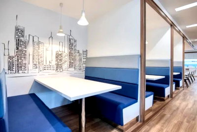 Office for rent : Serviced office for rent at Summer Hill Phra Khanong, near BTS. The space features modern interior design and fully equipped with office furniture.