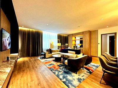 เช่ากิจการ อาคารสาทรธานี ทาวเวอร์ : Stylish 3 Bedroom Serviced Apartment For Rent in Sathorn - BR30131SA
