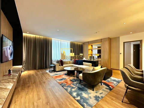 Stylish 3 Bedroom Serviced Apartment For Rent in Sathorn - BR30131SA