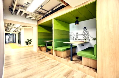 Office for rent : Serviced office for rent at The Office Plus  in the city of Chiang Mai. The office with an open-air façade offers clear views into a dynamic workspace