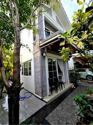บ้านเดี่ยวให้เช่า : บ้าน โครงการใหม่  Prestige Future รังสิต ตกแต่งทั้งหลัง พร้อมคลับเฮาส์ ครบ 