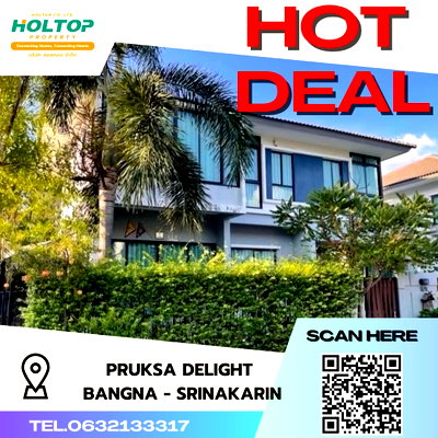 Houses for rent : #S3842 For Rent Pruksa Delight Bangna-Srinakarin