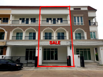 โฮมออฟฟิศ บางกรวย นนทบุรี : ขายโฮมออฟฟิศ 3 ชั้น สภาพใหม่มือ 1 ทำเลดีติดถนนเมนกว้าง 16 ม. หน้าโครงการ ธารา ราชพฤกษ์ - ปิ่นเกล้า