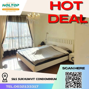 #R4442  Condo for rent S&S Sukhumvit Condominium