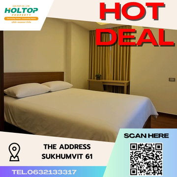 #S3862 ให้เช่า The Address Sukhumvit 61