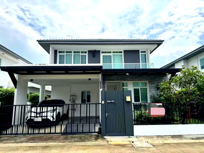 บ้านเดี่ยวให้เช่า : บ้านเดี่ยว 4 นอน 4 นำ้ มัณฑนา 2 บางนา กมา.7 เช่า 